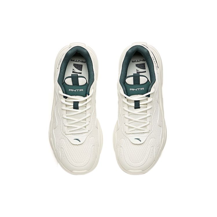 Anta Lifestyle Series Mesh Fabric Synthetic Leather Non-Slip Wear-Resistant Low-Top Sports Casual Shoes Women Sneaker 922048820-1,922228827-1