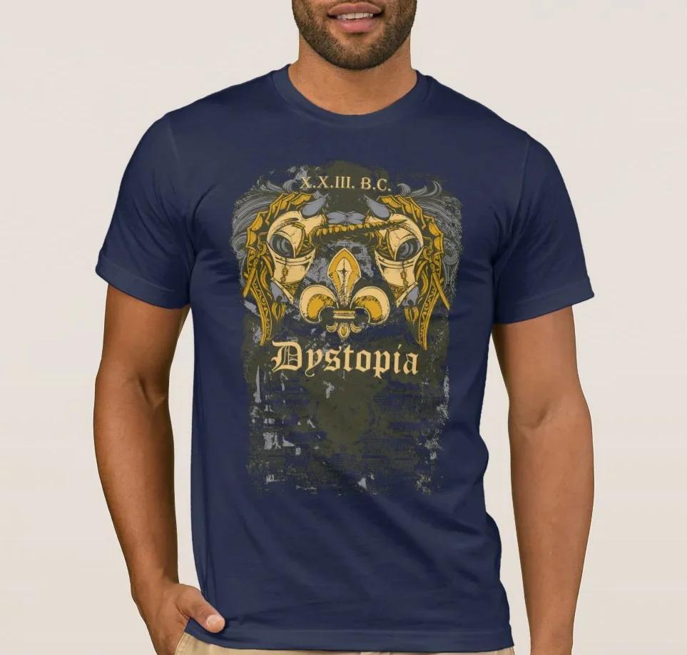Dystopia Honor Fortune TShirt 100 Cotton ONeck Summer Short Sleeve Casual Mens Tshirt Size S3XL