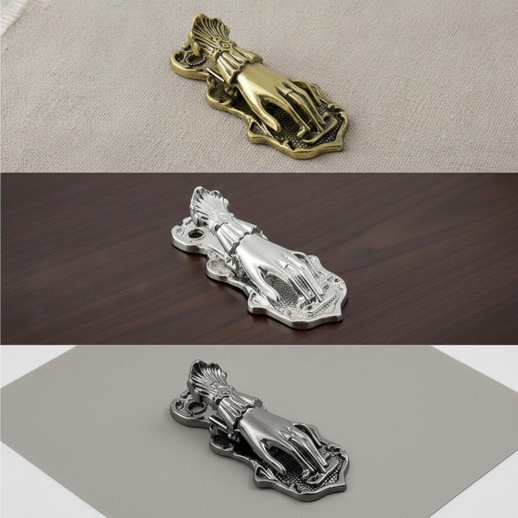 Metal Hand Clip Ornate Page Holder Multi-Use for Flat-Lay Photography, Crafters