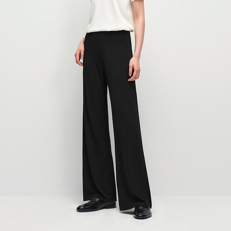 OVV Damen Klassische Strick-Hose mit weitem Bein