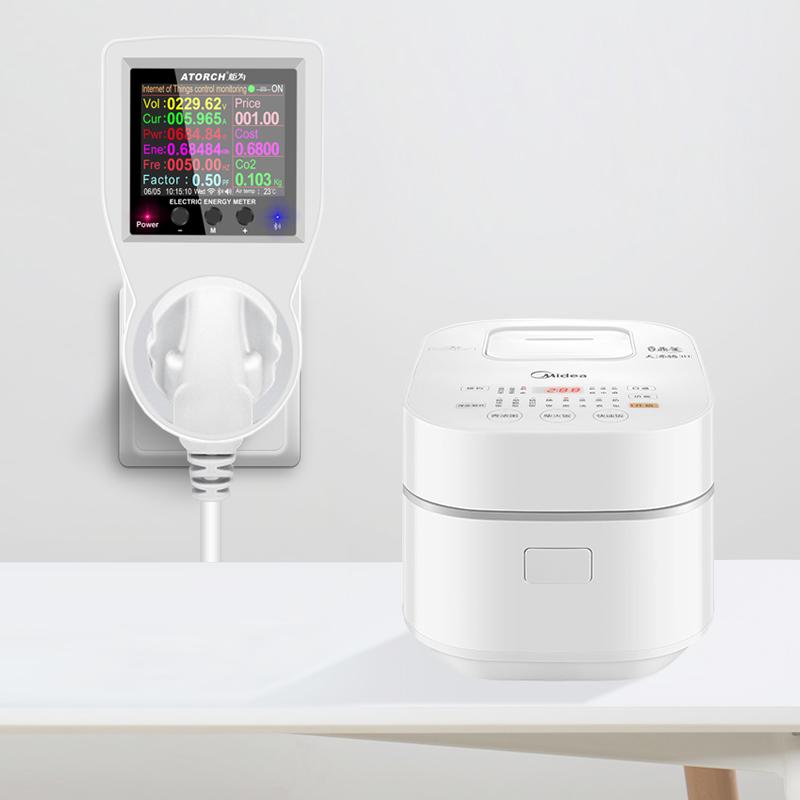 Corui Tuya Wifi Smart Plug Digital Wattmeter Power Meter 220v Ac Electricity Consumption Socket For Alexa Google Home Smart Life