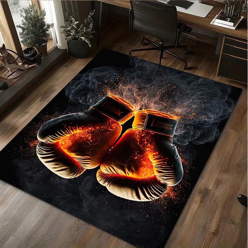 Boxing Gloves Rug Home carpet Office Decorative Carpet For Living Room Bedroom Door Mat Floor Carpet Computer Chair Area Rug