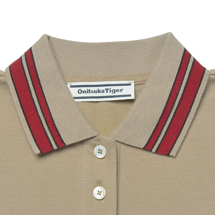 ONITSUKA TIGER Ws Shirt Fashion Personality Polo Women Tops 2182B481-250