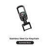 Car Alfa Romeo Logo Keychain Men's Anti Loss Keyring Key Buckle Valve cap For Alfa Romeo 4C 159 Spider Giulia Giulietta 156 Tona wzvc44