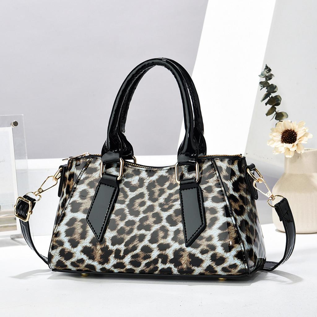 Large Capacity Trendy Shoulder Bag In Leopard Print For Daily Urban Use Women By
