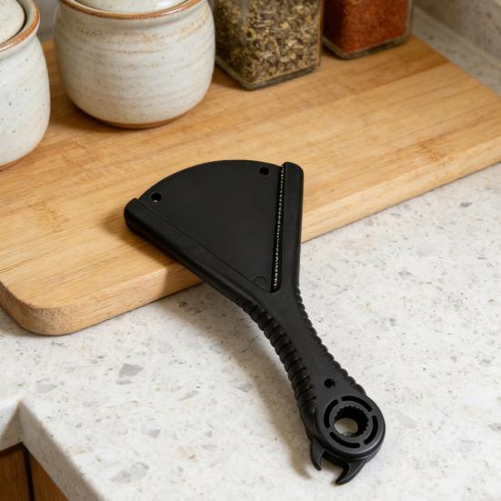 Jar Opener for Weak Hands Bottle Cap Remover with Ergonomic Handle Adjustable V-Shaped Lid