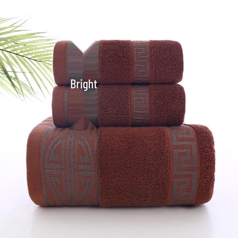 

Набір швидковисихаючих абсорбуючих банних рушників з чистої бавовни 2025 (3 шт) – Не линяє, для дорослих, чоловіків та жінок 1 Bath Towel + 1 Towel + OPP Pure White Bag