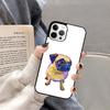 SŁODKI Piesek Mops Etui na Telefon Tylna Osłona do iPhone 17 Air 16 15 14 13 11 12 Pro Max PlusS Obudowa Coque