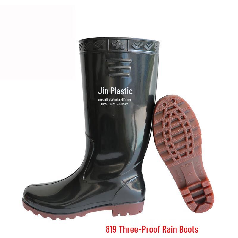 Botas de Lluvia de PVC de Caña Alta para Hombre