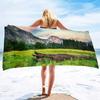 Seaworld Landscape Microfiber Oversized Lightweight Beach Towel Sand Free Towels Swim Pool Camping  Essentials Accessories