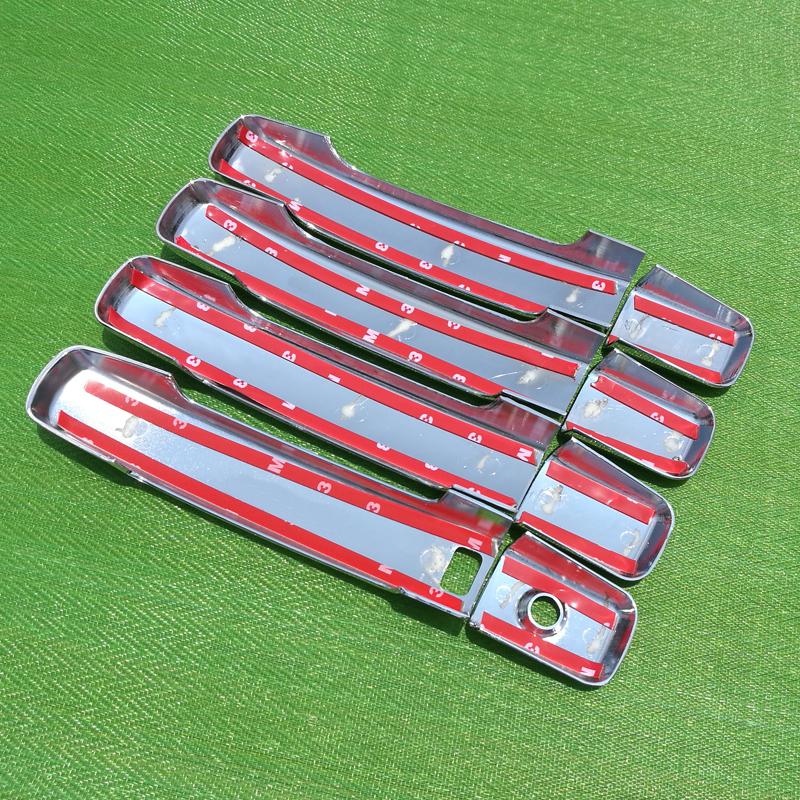 For Nissan NAVARA D40 2005 - 2015 Chrome Handle Cover Trim for Suzuki Equator Frontier Brute 2007 2010 Accessories Car Styling