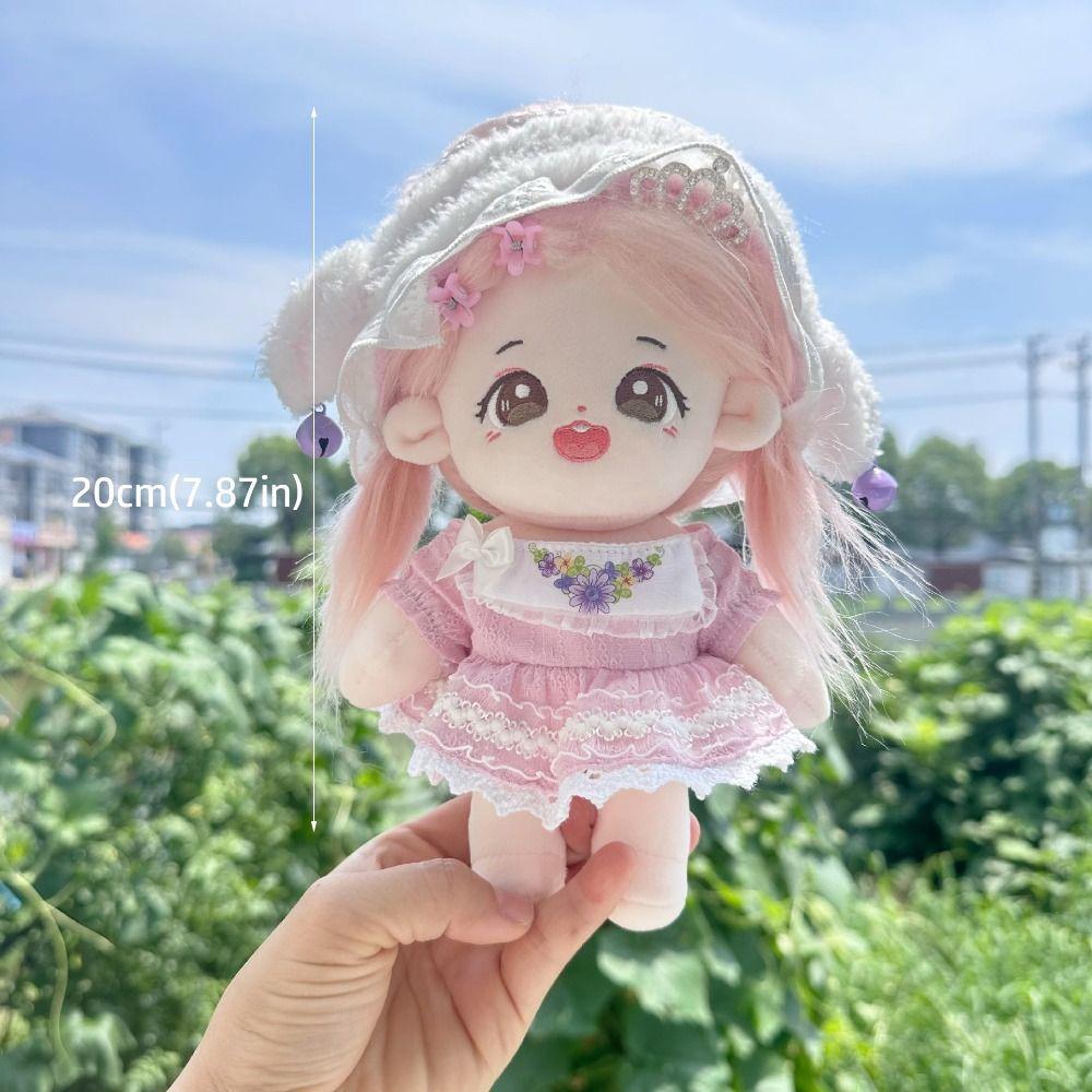 20cm Cos Gift Cotton Doll Clothes Lolita Overalls Doll Accessories Cute Doll Princess Dress