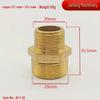4-Point Copper Male Elbow Tee Union with Internal/External Thread for Plumbing and Pipe Joint Accessories