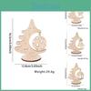 And Festive Elegant Wooden Christmas Ornaments Stunning Tree Decorations For Celebrations Seasonal