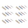100Pcs Heat Shrink Butt Connectors Crimp Terminals Waterproof Solder Seal Electrical Splice Kit