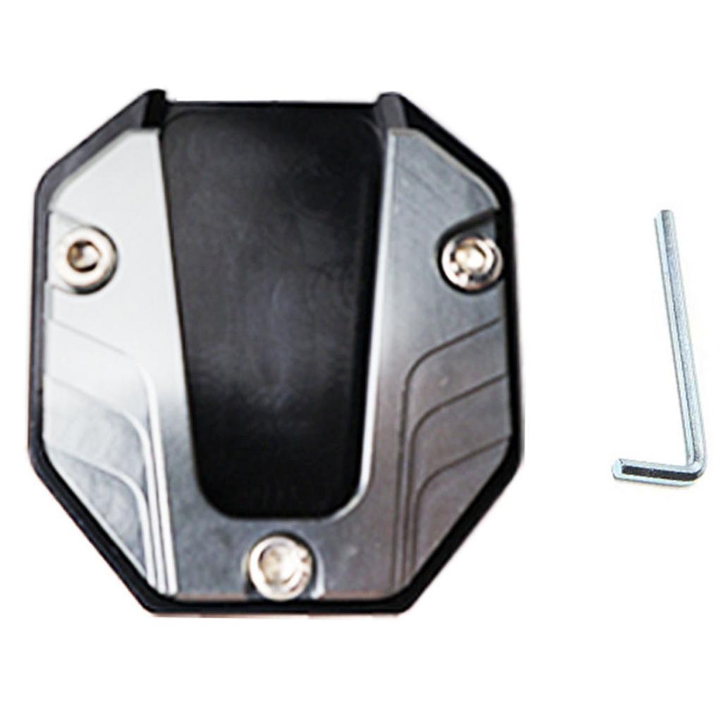 Motorcycle Kickstand Extension Pad Replacement  Foot Pad Support Plate Anti-skid Enlarged Base Motorbike Accessories