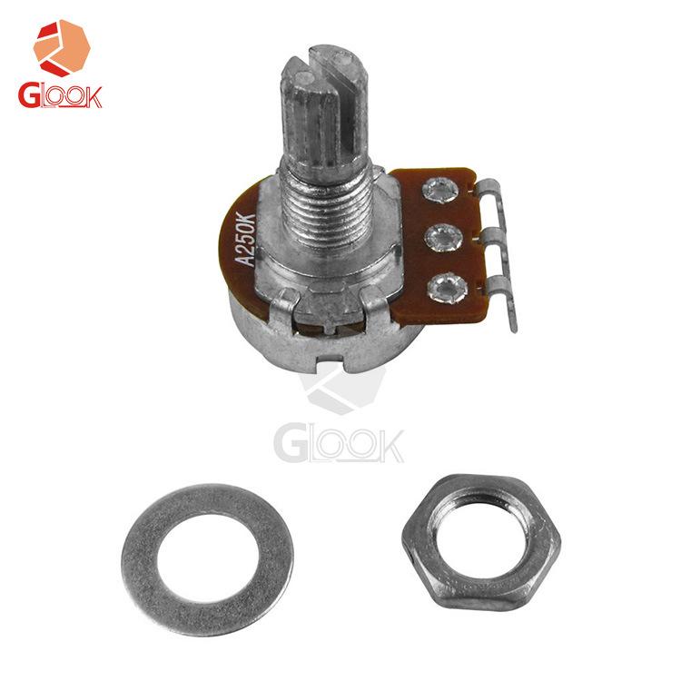 Electric Guitar/Bass Potentiometer Volume & Tone Knob, 10K-500K Tuning Switch