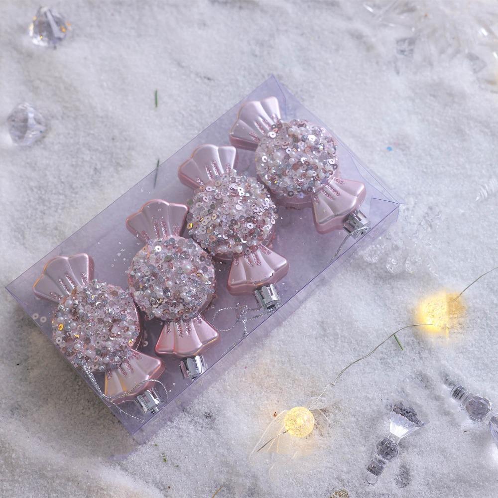 Kawaii Christmas Tree Decorative Set Cartoon Xmas Tree Delicate Pendant  Desk