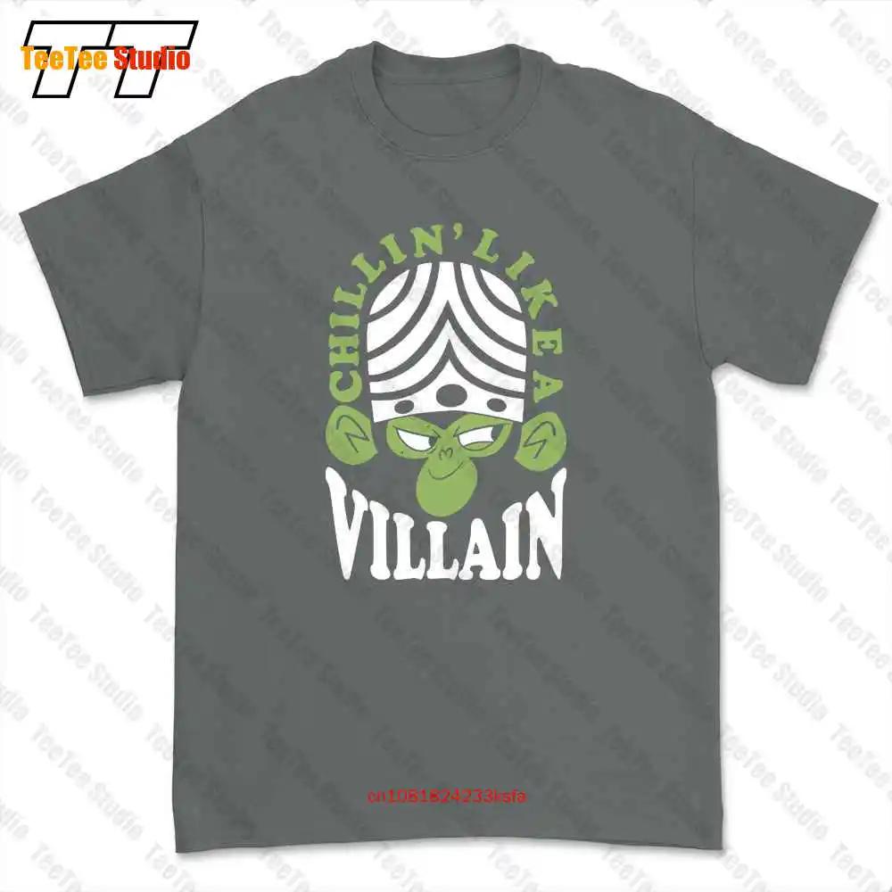 Mojo Jojo Chillin Like A Villain The Power Puff Girls Cartoons Tshirt Tee GLZ1