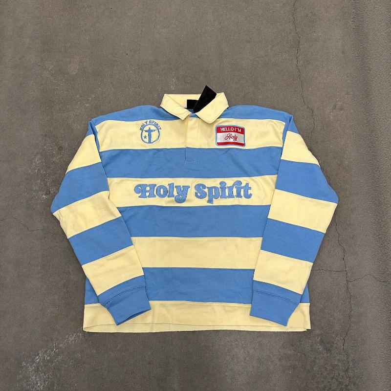 

Европейский и американский осенний ретро уличный стиль, вышивка букв, мужской и женский свободный топ с длинным рукавом XL синий