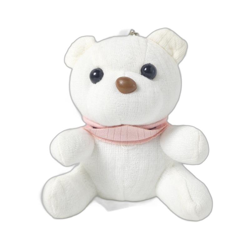 בובה דובי בובת קטיפה קטנה, מחזיק מפתחות תליון בובת דובי יושב