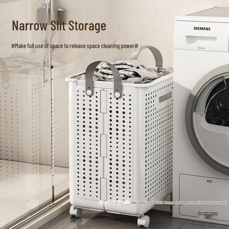 Foldable Laundry and Toy Basket for Bathroom and Kids