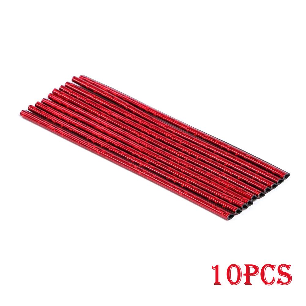 10Pcs A/C Air Conditioner Air Outlet Decoration Strips Interior Parts Auto Accessory 6 Color Car Tuning Accessories Products DIY
