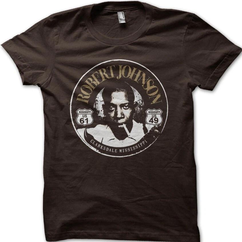 Robert Johnson Best Ever Blues Guitar Crossroads devil printed t-shirt 9094 XXXL