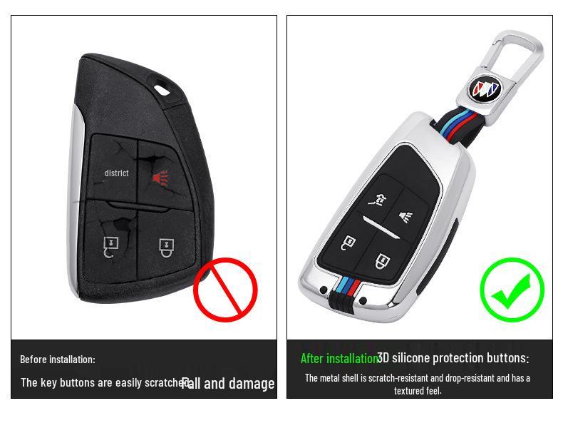 Buick Envision Key Case: Fits 20 Models, Includes Avenir Edition, High-End Protection Shell with Buckle