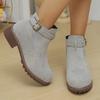 Fashion Women Boots Spring and Autumn Thick Sole Ankle Shoes Comfortable Snow Fashion Hot Boots for Women Female Platform Designer Boots