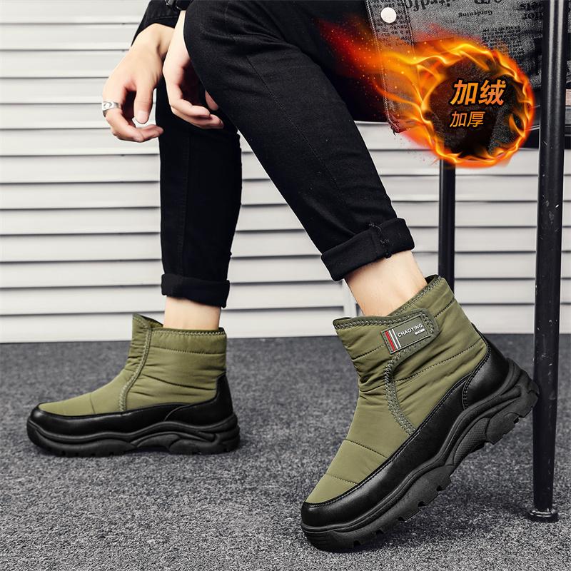 Ankle Boots Boots Winter Men Casual Sneaker Loafers Sports and Leisure Platform Sports Shoes Canvas Fabric Male Sneakers Fashion