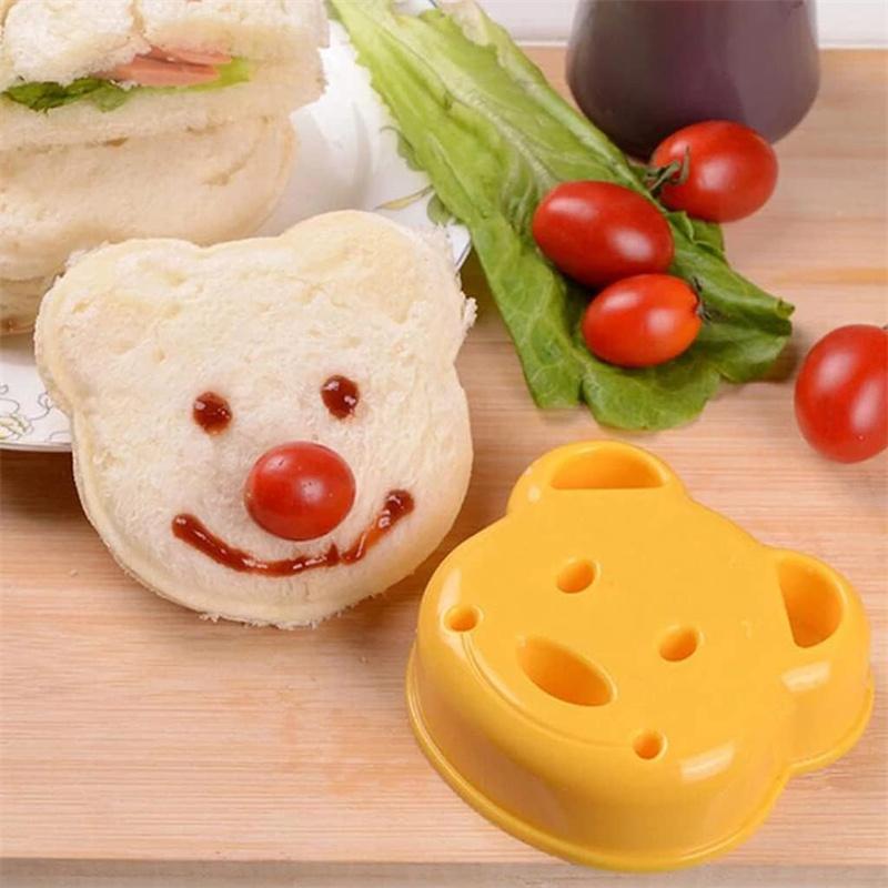 Bear Shaped Sandwich Mold, Diy Bread Maker, Household Cute Breakfast Mold