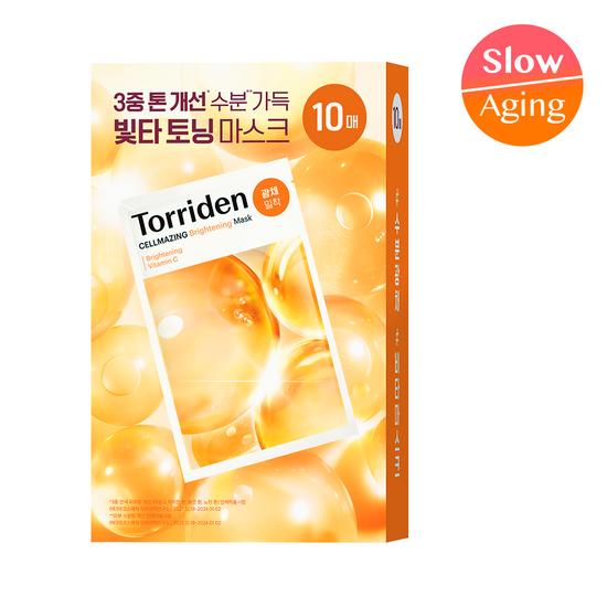 TORRIDEN Sheet Mask 10-Pack Set (Hydrating / Soothing / Brightening)