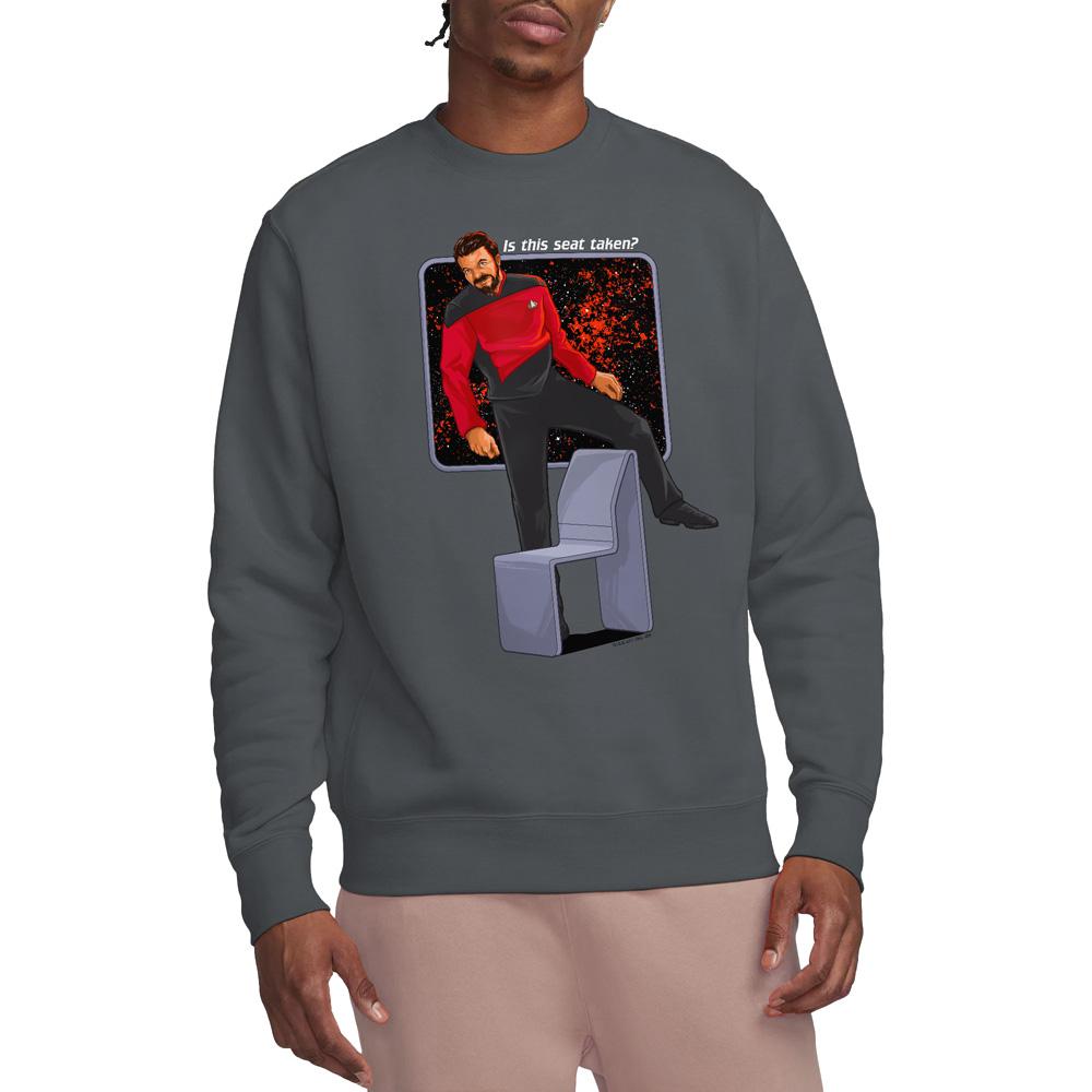 STAR TREK Unisex Adult Is This Seat Taken Sweatshirt