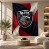 Decorative Tapestry,Beşiktaş FC Printed Wall Art, Lightweight Wall Hanging For Bedroom Background