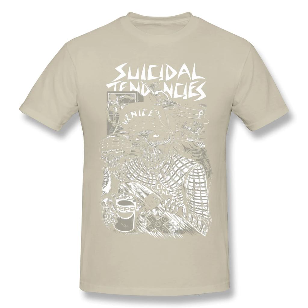 Suicidal Tendencies Potisk Bavlna Vtipná Trička punk Pánská Móda Streetwear