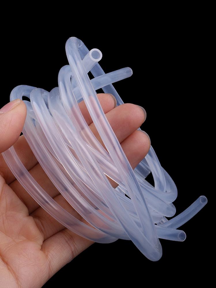 Elastic Tear-Resistant Transparent Silicone Water Hose - Odorless & High-Temperature Resistant for Household Water Dispensers
