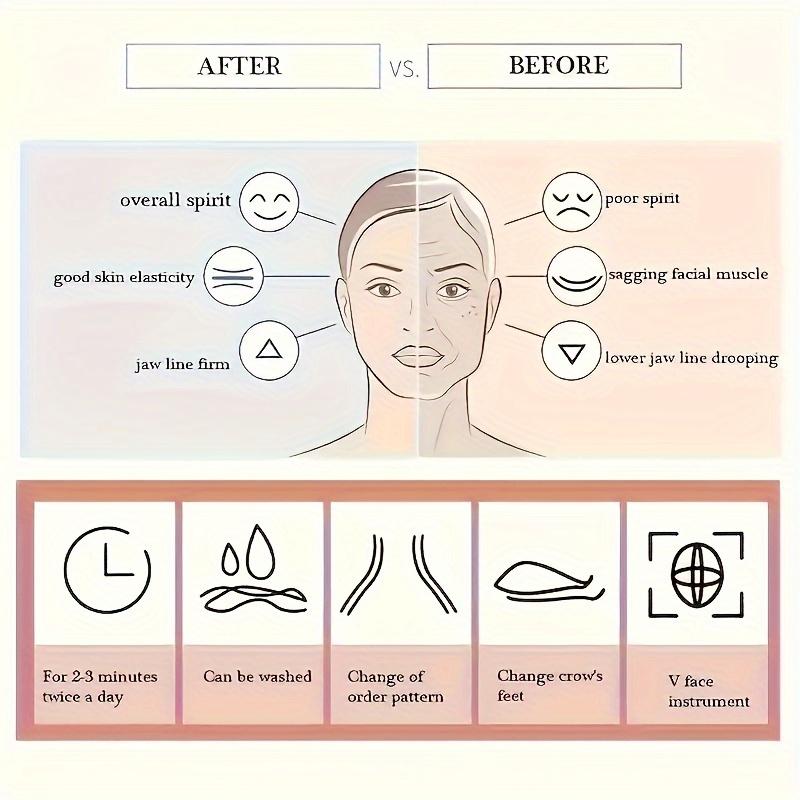 1/3 Stück V-Linie Gesichtsmassagegerät Silikon-Trainer zur Reduzierung von Doppelkinn Gesichtsverschlankung Yoga Kieferlinien-Konturierungswerkzeug