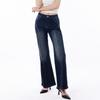 Women's European And American Style Fashionable And Versatile High Waist Wide Leg Jeans