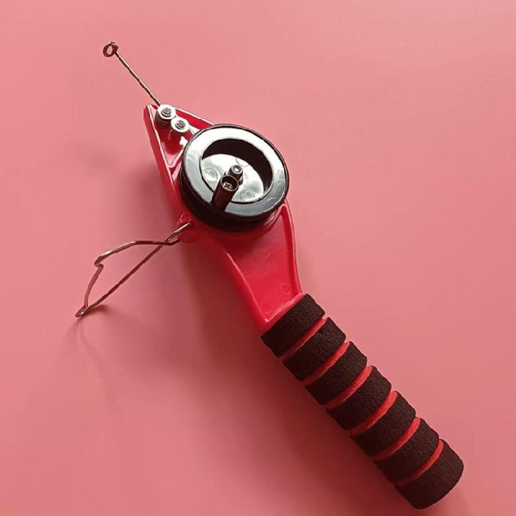 Ice Fishing ABS Rod Foldable 30cm Includes Reel Holder Line Compact Design Winter Activity Fishing Tackle Tool