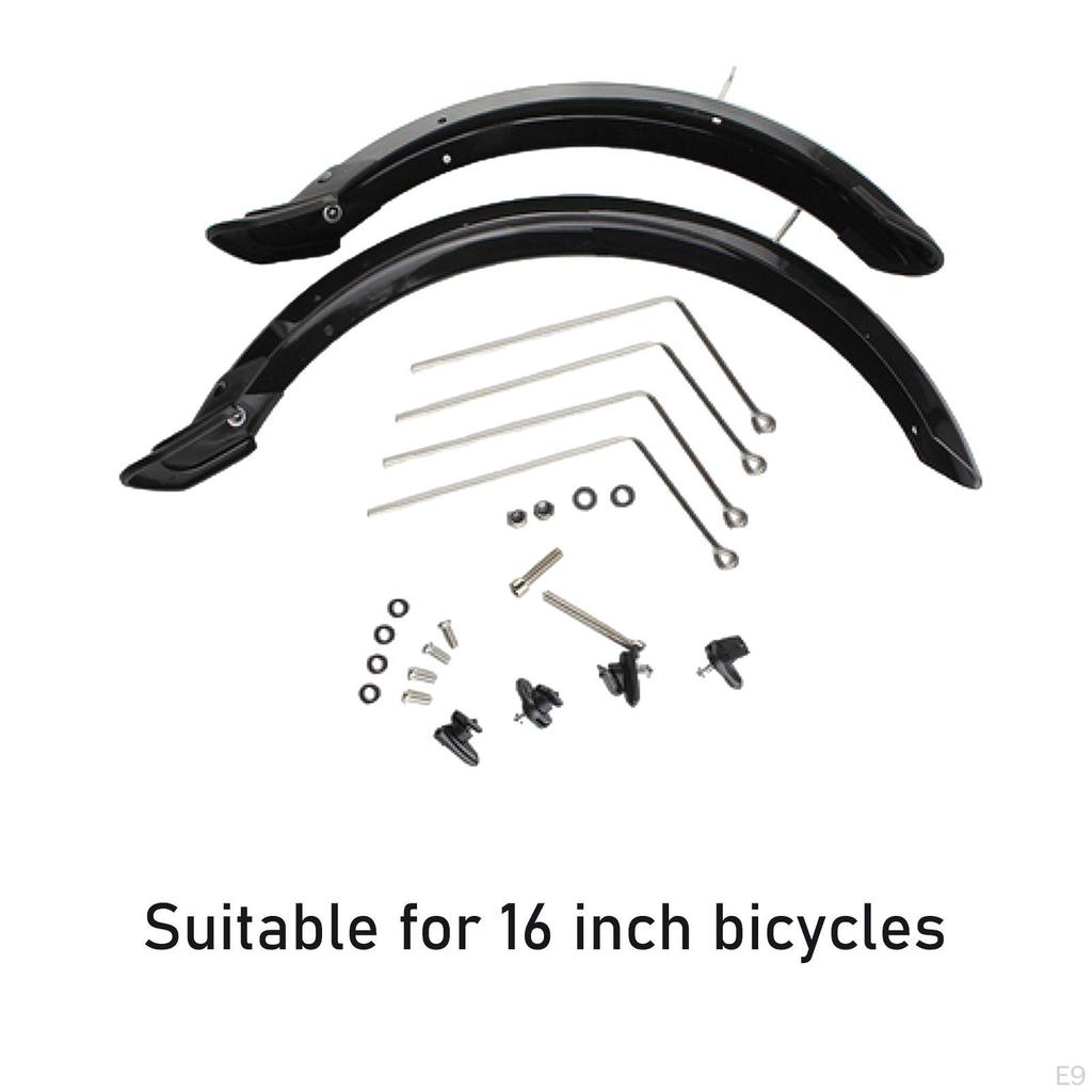 Parafanghi Anteriori Posteriori per Mountain Bike Accessori Ciclismo 14 pollici V