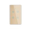 Touch Screen Smart Light Switch WiFi Home Automation Glass Panel Remote Control EU US Standard 1-4 Gang
