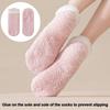 Non-slip Short Socks Coral Fleece Low Cuff Socks New Sleep Socks  Autumn Winter