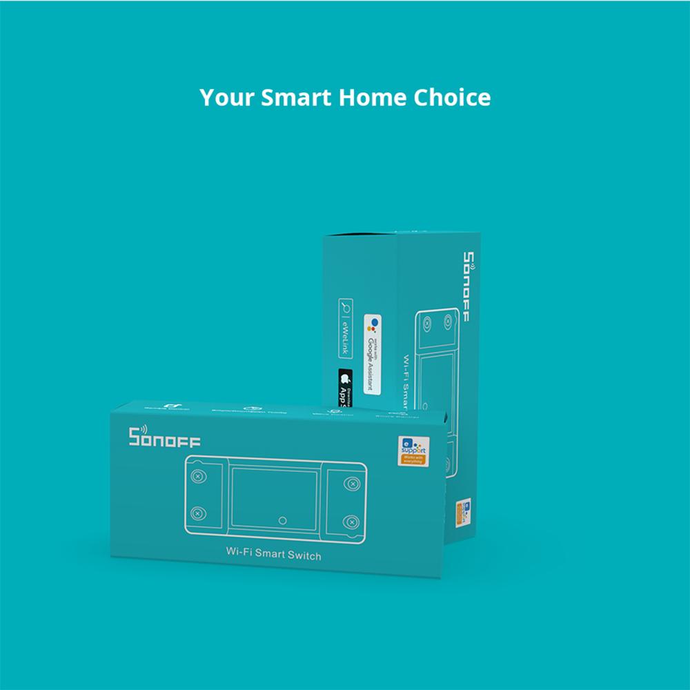 SONOFF RFR2 Smart Switch 433MHz RF WiFi Switch Remotely Control eWeLink APP Control Wireless Switch Module for Smart Home