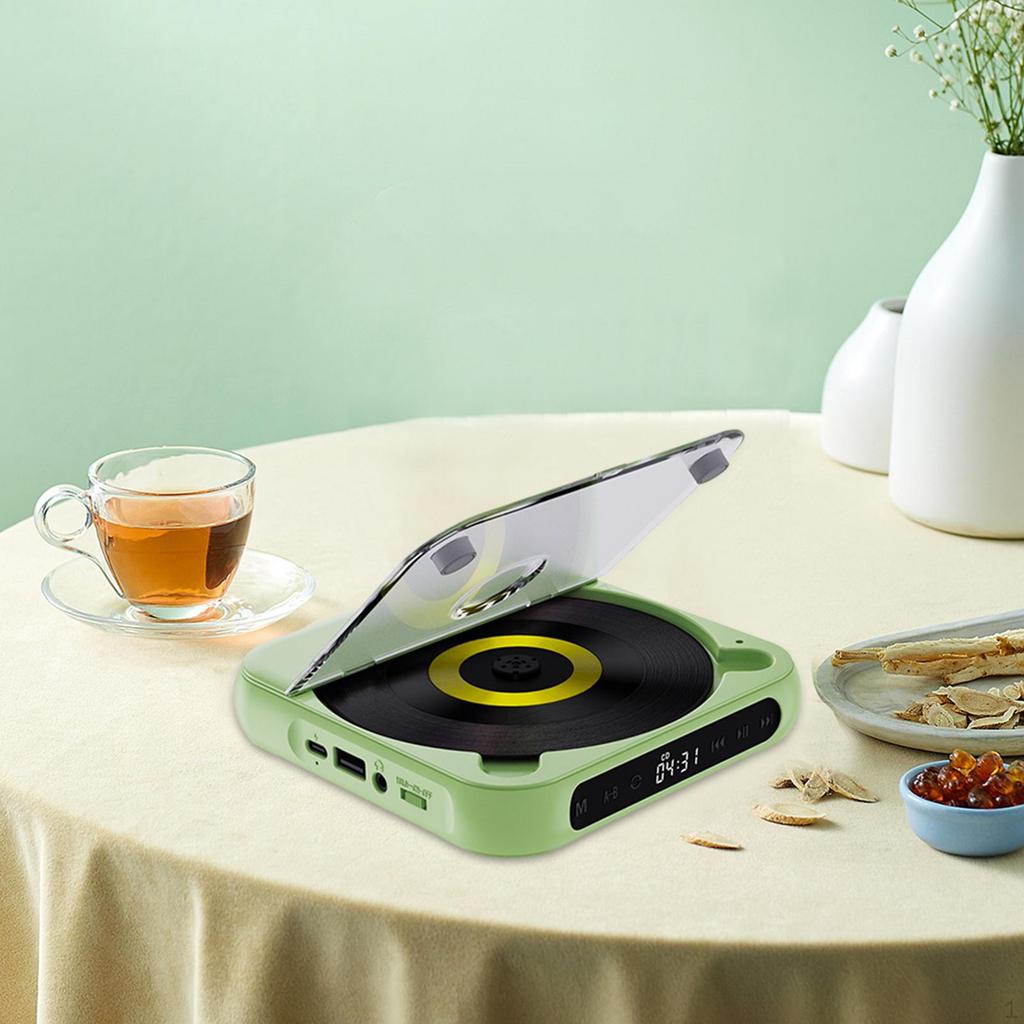 Compact Audio Music Player, Desktop Cd LCD Touch Screen, Portable Player for