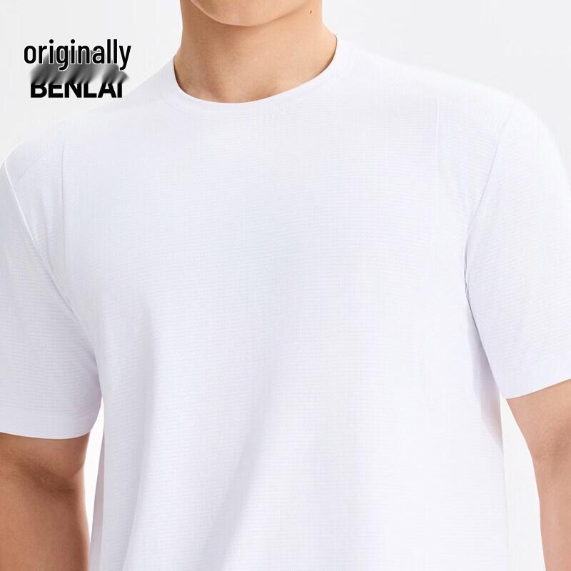 BENLAI Men's Quick-Dry Round Neck Short Sleeve T-Shirt