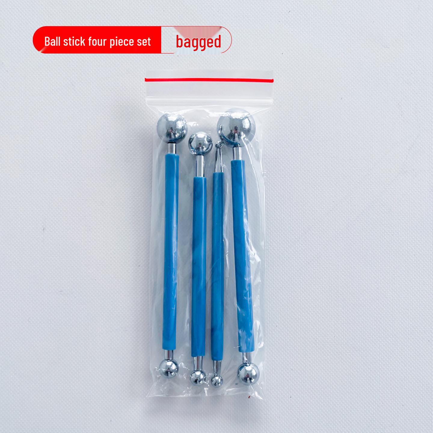 

Ceramic & Stainless Steel Double-Ended Ball Rod Indentation Pen for DIY Clay Modeling & Eye Socket Pressing