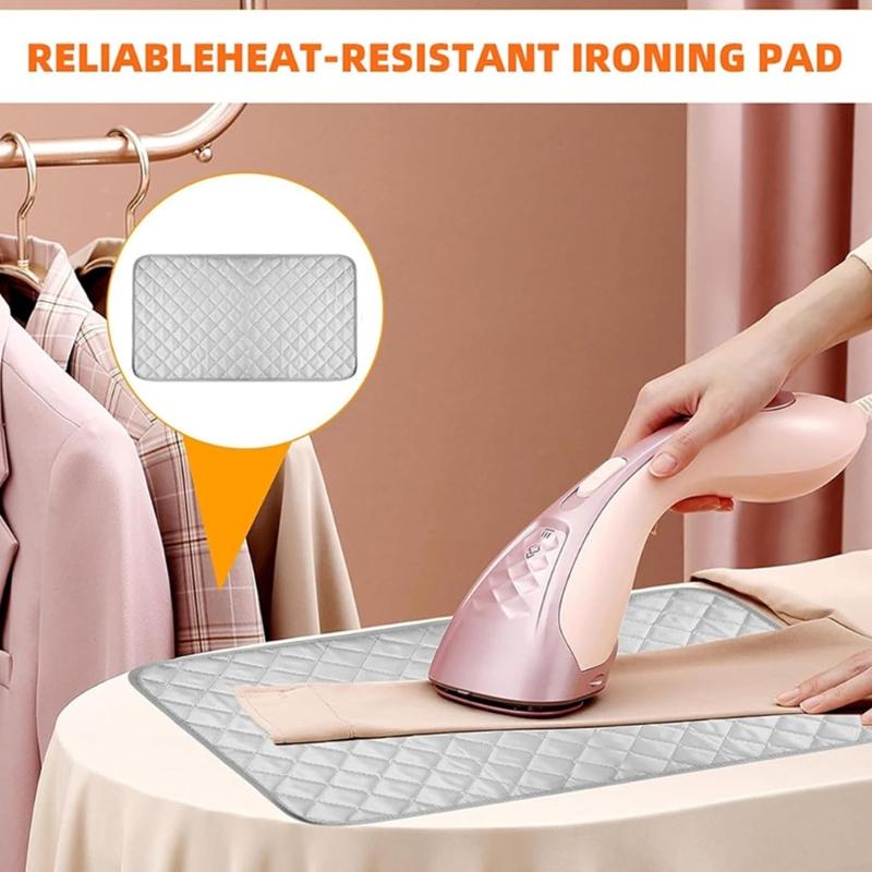 Heat Resistant Ironing Pad Portable Garment Pad for Daily Clothes Use in Apartment Dorm Travel Routines and Home