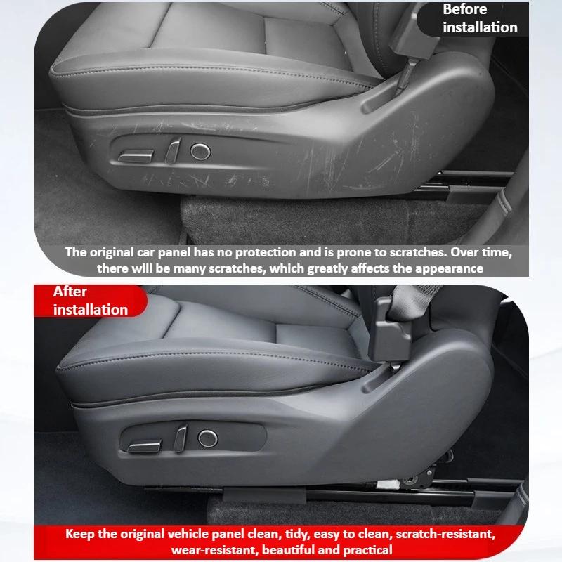 Seat Side Anti-kick Pads for Tesla Model Y Juniper/Model 3 2025 Mat Accessories Side Door Anti-scratch Protective Sticker Cover