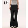 :CHOCOOLATE High-Waist Micro-Flare Casual Pants